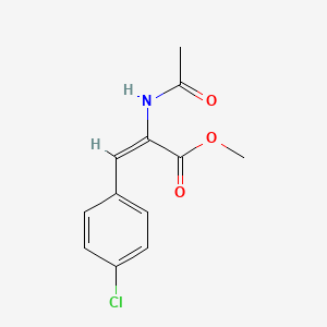 2-(Acetylamino)-3-(4-chlorophenyl)propenoic acid methyl ester