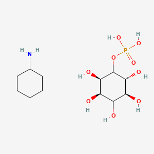 molecular formula C12H26NO9P B1139584 D-myo-Inositol 1-monophosphate bis(cyclohexylammonium) salt CAS No. 106032-59-1