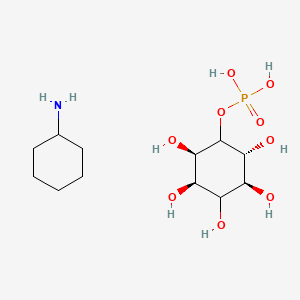 molecular formula C12H26NO9P B1139584 D-肌醇-1-磷酸环己铵盐 CAS No. 106032-59-1