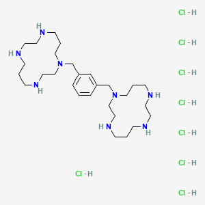 1,1'-[1,3-Phenylenebis-(methylene)]-bis-(1,4,8,11-tetraazacyclotetradecane) octahydrochloride
