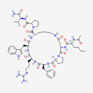 molecular formula C59H85N15O11 B1139628 PG-931 CAS No. 667430-81-1