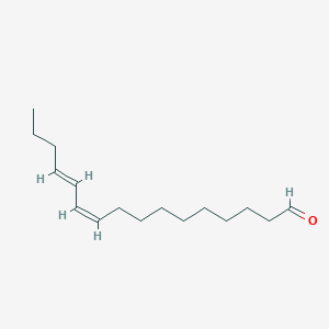 molecular formula C16H28O B1139637 10Z,12E-Hexadecadienal CAS No. 69977-23-7
