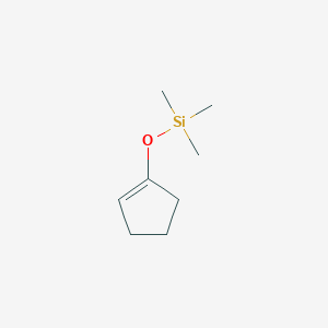 molecular formula C8H16OSi B011397 1-(Trimethylsiloxy)cyclopentene CAS No. 19980-43-9