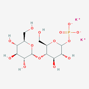 molecular formula C12H21K2O14P B1139713 alpha-D(+)Maltose 1-phosphate dipotassium salt CAS No. 104808-98-2