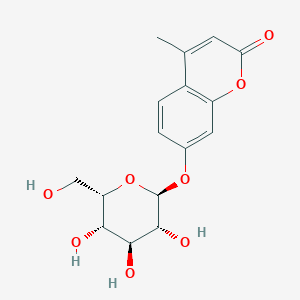molecular formula C₁₆H₁₈O₈ B1139719 4-Methylumbelliferyl a-L-idopyranoside CAS No. 66901-41-5
