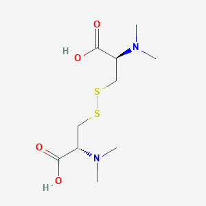 molecular formula C₁₀H₂₂Cl₂N₂O₄S₂ B1139722 N,N,N',N'-Tetramethyl-L-cystine CAS No. 38254-66-9