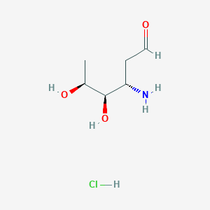 molecular formula C₆H₁₄ClNO₃ B1139741 L-阿可沙糖盐酸盐 CAS No. 56501-70-3