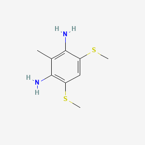 molecular formula C9H14N2S2 B1139747 Dimethyl thio-toluene diamine CAS No. 106264-79-3