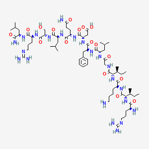molecular formula C71H124N22O17 B1139751 beta-Pompilidotoxin CAS No. 216064-36-7