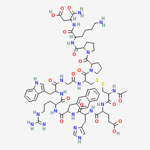 molecular formula C71H94N20O17S2 B1139752 HS 014 