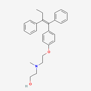 2-[2-[4-[(Z)-1,2-diphenylbut-1-enyl]phenoxy]ethyl-methylamino]ethanol