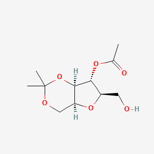 molecular formula C11H18O6 B1139769 4-O-Acetyl-2,5-anhydro-1,3-O-isopropylidene-D-glucitol 