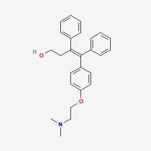molecular formula C₂₆H₂₉NO₂ B1139771 cis-beta-Hydroxy Tamoxifen CAS No. 97151-04-7