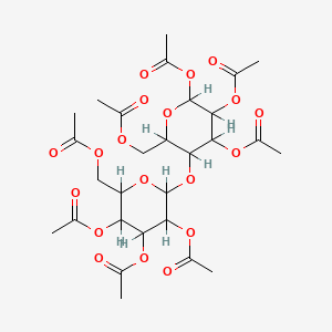 molecular formula C₂₈H₃₈O₁₉ B1139797 Lactose octaacetate CAS No. 132341-46-9