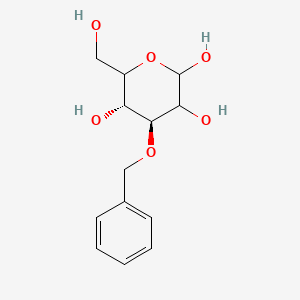 molecular formula C₁₃H₁₈O₆ B1139799 (4S,5R)-6-(hydroxymethyl)-4-phenylmethoxyoxane-2,3,5-triol CAS No. 65926-00-3