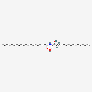 molecular formula C₃₈H₇₅NO₃ B1139815 N-icosanoylsphingosine CAS No. 7344-02-7