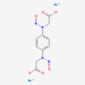 molecular formula C₁₀H₁₀N₄O₆ B1139817 N,N-Dicarboxymethyl-N,N-dinitroso-p-phenylenediamine, Disodium Salt CAS No. 6645-64-3