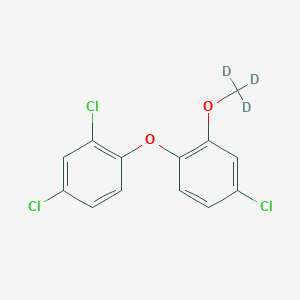 molecular formula C13H9Cl3O2 B1139822 Triclosan-methyl-d3 