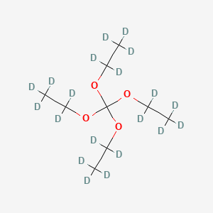molecular formula C₁₁H₂₂D₂O₄ B1139831 1,1,3,3-Tetraethoxypropane-1,3-d2 CAS No. 105479-86-5