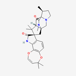 molecular formula C28H35N3O4 B1139833 Paraherquamide E 