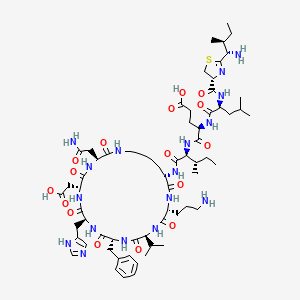 molecular formula C65H101N17O16S B1139834 Unii-AM2V8lqg5X CAS No. 57762-79-5