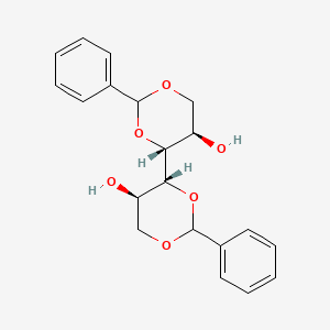 molecular formula C₂₀H₂₂O₆ B1139835 1,3:4,6-二-O-苄基-D-甘露醇 CAS No. 28224-73-9
