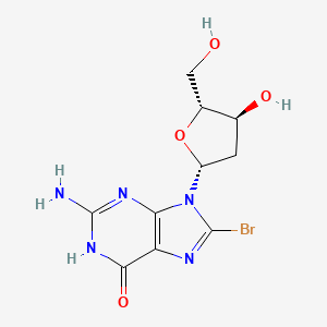 molecular formula C₁₀H₁₂BrN₅O₄ B1139848 8-溴-2'-脱氧鸟苷 CAS No. 13389-03-2