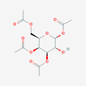 molecular formula C₁₄H₂₀O₁₀ B1139855 1,3,4,6-tetra-O-acetyl-alpha-D-galactopyranose CAS No. 19186-40-4