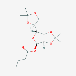 molecular formula C₁₆H₂₆O₇ B1139875 O-n-Butanoyl-2,3,5,6-O-diisopropylidene-alpha-D-mannofuranoside CAS No. 177562-07-1