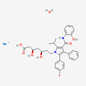 molecular formula C₃₃H₃₈FN₂NaO₈ B1139888 CID 156595042 CAS No. 1421760-64-6