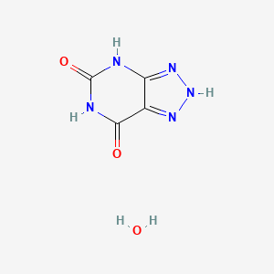 molecular formula C₄H₅N₅O₃ B1139896 8-Azaxanthine monohydrate CAS No. 59840-67-4