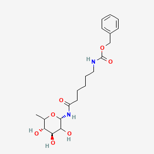 N-[(epsilon-Benzyloxycarbonylamino)caproyl]-beta-L-fucopyranosylamine