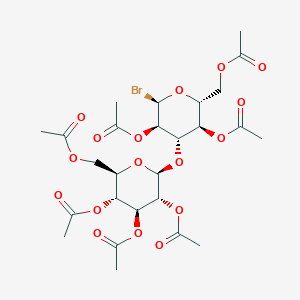 molecular formula C₂₆H₃₅BrO₁₇ B1139919 Acetobromolaminaribiose CAS No. 23202-66-6