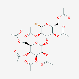 2,4,6-Tri-O-acetyl-3-O-(2,3,4,6-tetra-O-acetyl-b-D-glucopyranosyl)-a-D-glucopyranosyl bromide