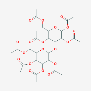 molecular formula C₂₈H₃₈O₁₉ B1139920 Laminaribiose octaacetate CAS No. 51157-42-7