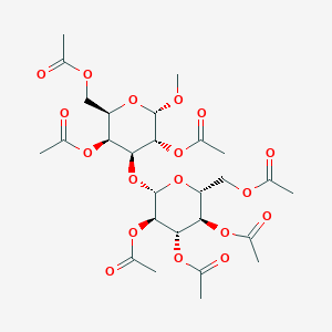 Methyl a-D-laminarabioside heptaacetate