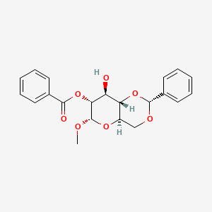 [(2R,4Ar,6S,7R,8S,8aS)-8-hydroxy-6-methoxy-2-phenyl-4,4a,6,7,8,8a-hexahydropyrano[3,2-d][1,3]dioxin-7-yl] benzoate
