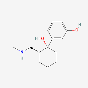 molecular formula C₁₄H₂₁NO₂ B1139926 O,N-didesmethyltramadol CAS No. 144830-18-2