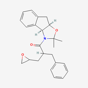molecular formula C₂₄H₂₇NO₃ B1139930 N-[N,O-Isopropylidene- CAS No. 158512-24-4