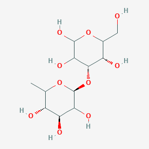 molecular formula C₁₂H₂₂O₁₀ B1139952 3-O-(|A-L-Fucopyranosyl)-D-galactose CAS No. 120375-11-3