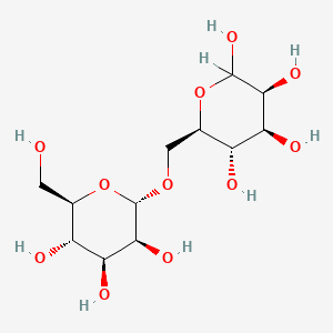 molecular formula C₁₂H₂₂O₁₁ B1139958 6-O-alpha-D-Mannopyranosyl-D-mannopyranose CAS No. 6614-35-3