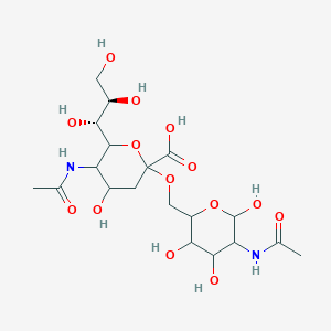 molecular formula C₁₉H₃₂N₂O₁₄ B1139966 6-O-α-唾液酸基-2-乙酰氨基-2-脱氧-D-半乳呋喃糖苷 CAS No. 72506-87-7