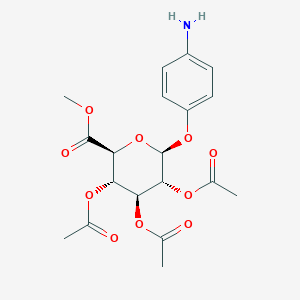 4-Aminophenyl 2,3,4-tri-O-acetyl-b-D-glucuronide methyl ester