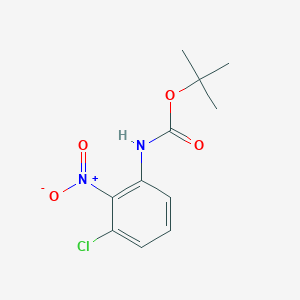 molecular formula C11H13ClN2O4 B113998 tert-Butyl (3-chloro-2-nitrophenyl)carbamate CAS No. 1283176-45-3