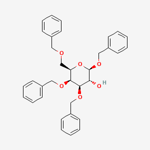 molecular formula C₃₄H₃₆O₆ B1139992 1,3,4,6-Tetra-O-benzyl-b-D-galactopyranoside CAS No. 61820-04-0