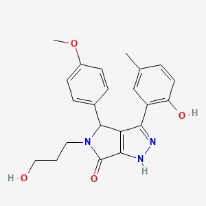 molecular formula C22H23N3O4 B11399963 GPVI antagonist 3 