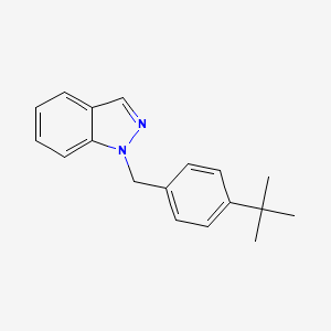 molecular formula C18H20N2 B11399971 1-(4-tert-butylbenzyl)-1H-indazole 