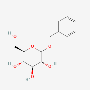 molecular formula C₁₃H₁₈O₆ B1140004 Benzyl D-Glucopyranoside CAS No. 34246-23-6