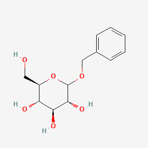 molecular formula C₁₃H₁₈O₆ B1140004 Benzyl glucopyranoside CAS No. 34246-23-6