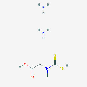 molecular formula C₄H₁₃N₃O₂S₂ B1140005 N-(Dithiocarboxy)sarcosine Diammonium Salt CAS No. 29664-09-3
